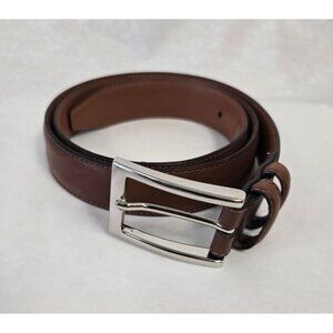 Johnston & Murphy Leather Dress Belt Style 75-26380 Size 34 Classic Casual